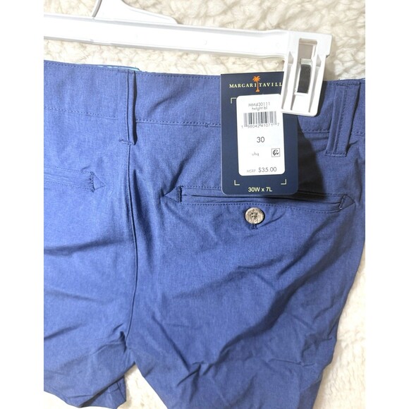 Margaritaville Mens Shorts 30 Waist 7" inseam Twilight Blue UPF 30, Quick Dry - Picture 4 of 5